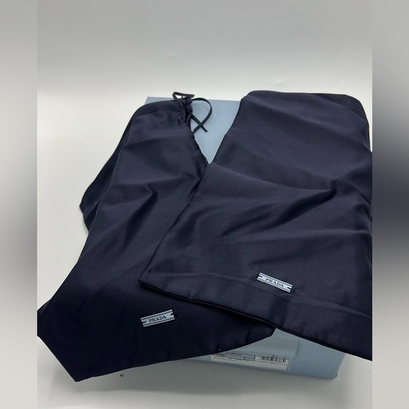 NIB Prada Women's Brown Leather Gladiator Sandals 1X096M With Silk Scarf Size 37 - Picture 16 of 16